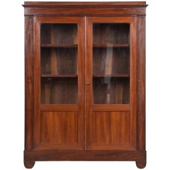 Petite French 19th Century Restauration Mahogany Bibliothèque