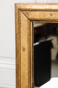 Petite French 19th Century Square Giltwood Mirror