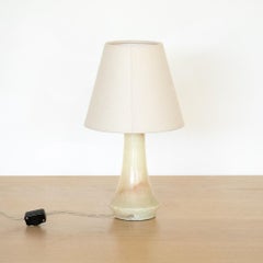 Petite French Alabaster Table Lamp