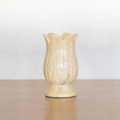 Petite French Alabaster Table Lamp
