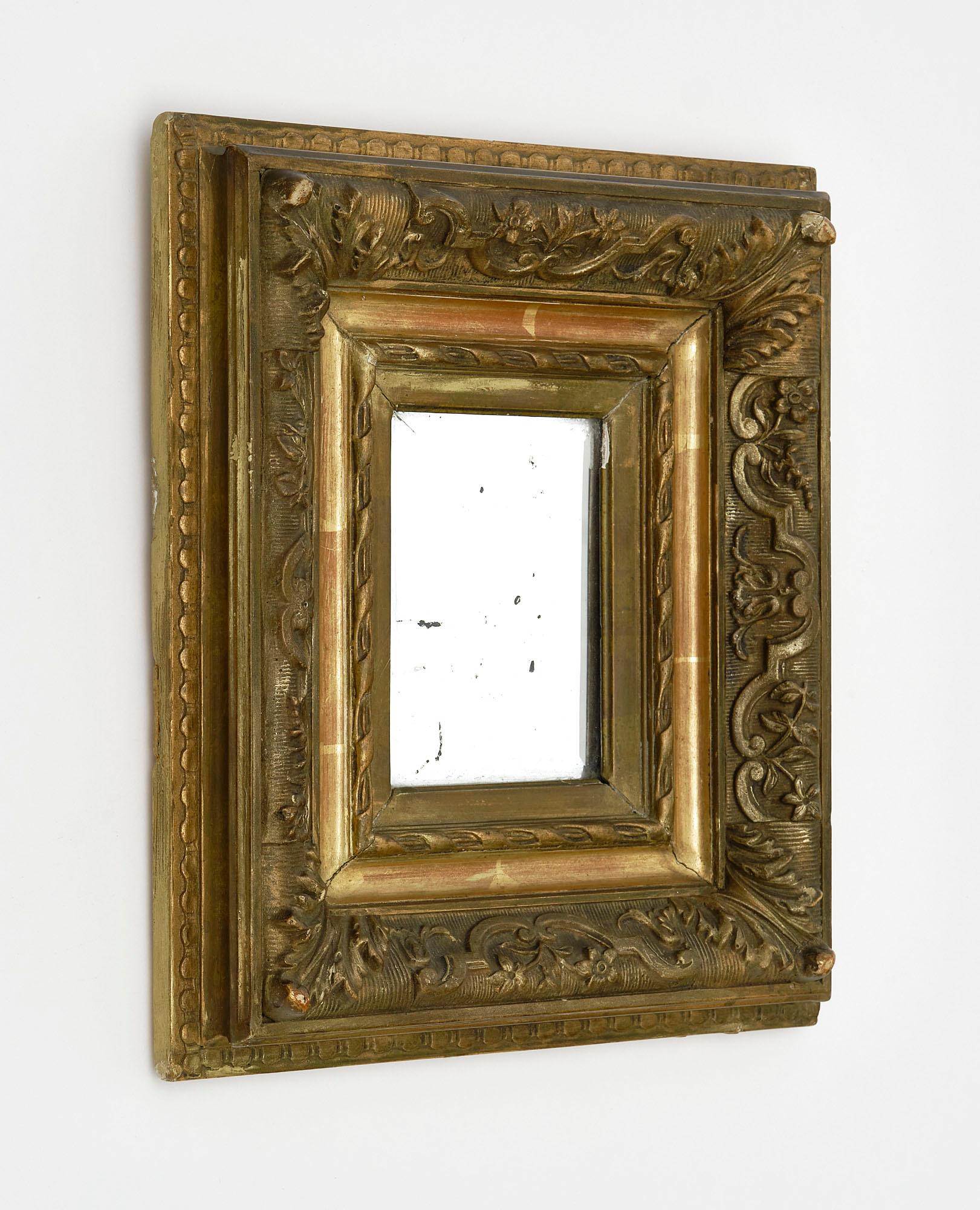 Petite French Antique Mirrors In Good Condition For Sale In Austin, TX