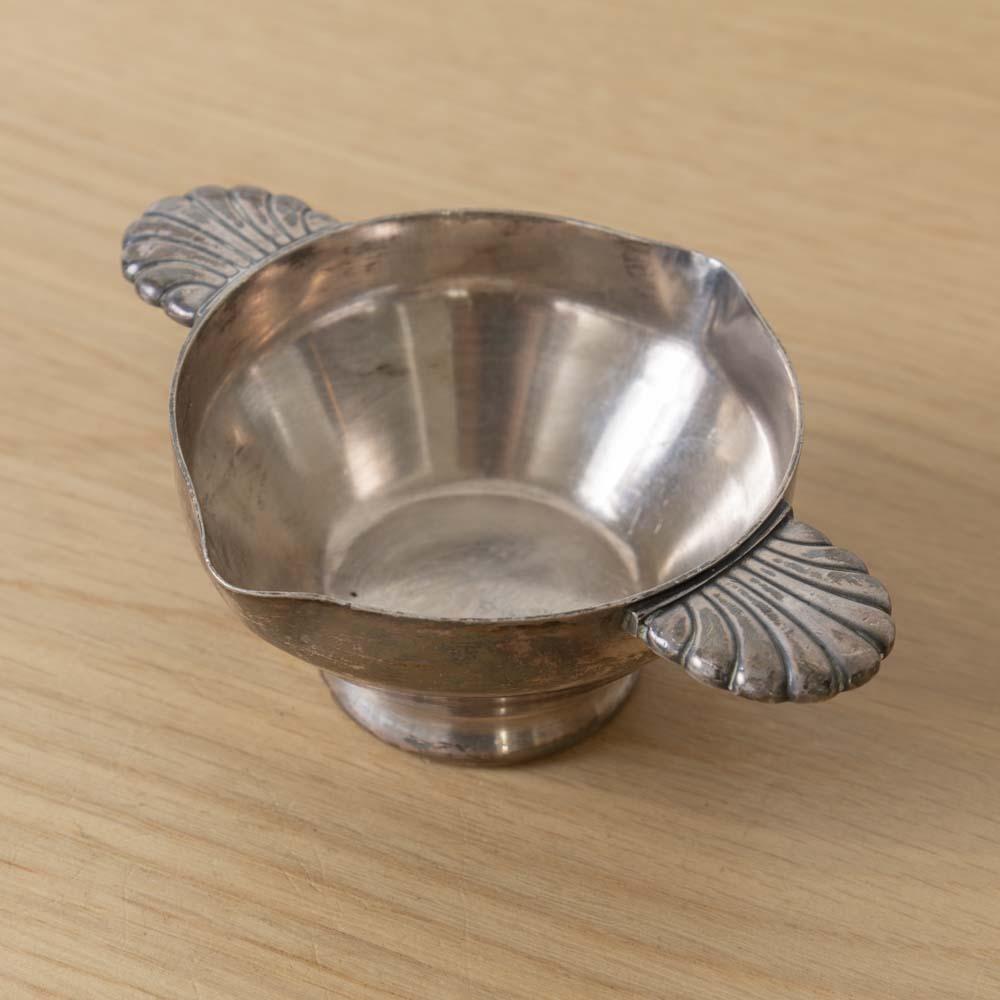 Pequeño cuenco francés Art Decó de plata en venta 5
