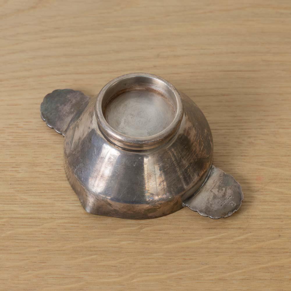 Pequeño cuenco francés Art Decó de plata en venta 7