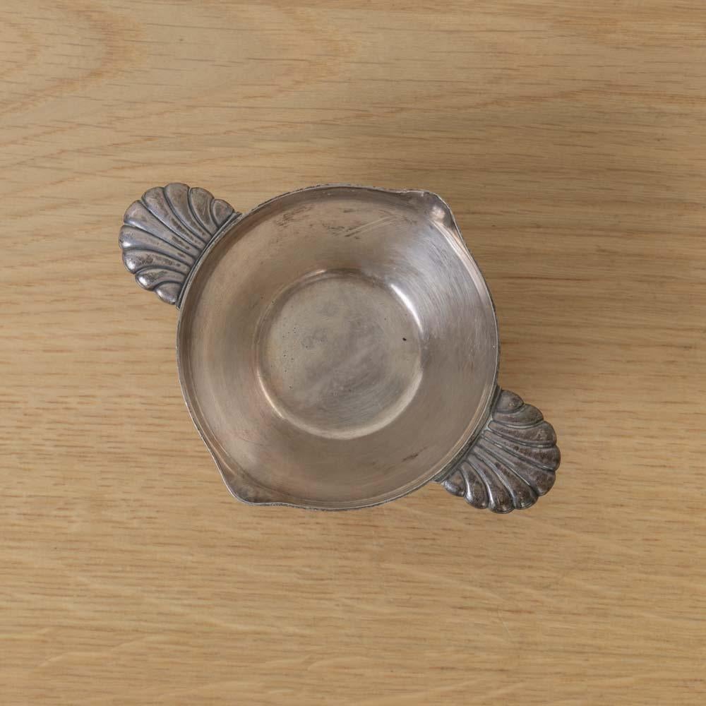 Pequeño cuenco francés Art Decó de plata en venta 8