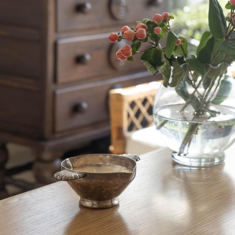 Pequeño cuenco francés Art Decó de plata Francés en venta