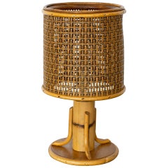 Petite French Bamboo Lamp