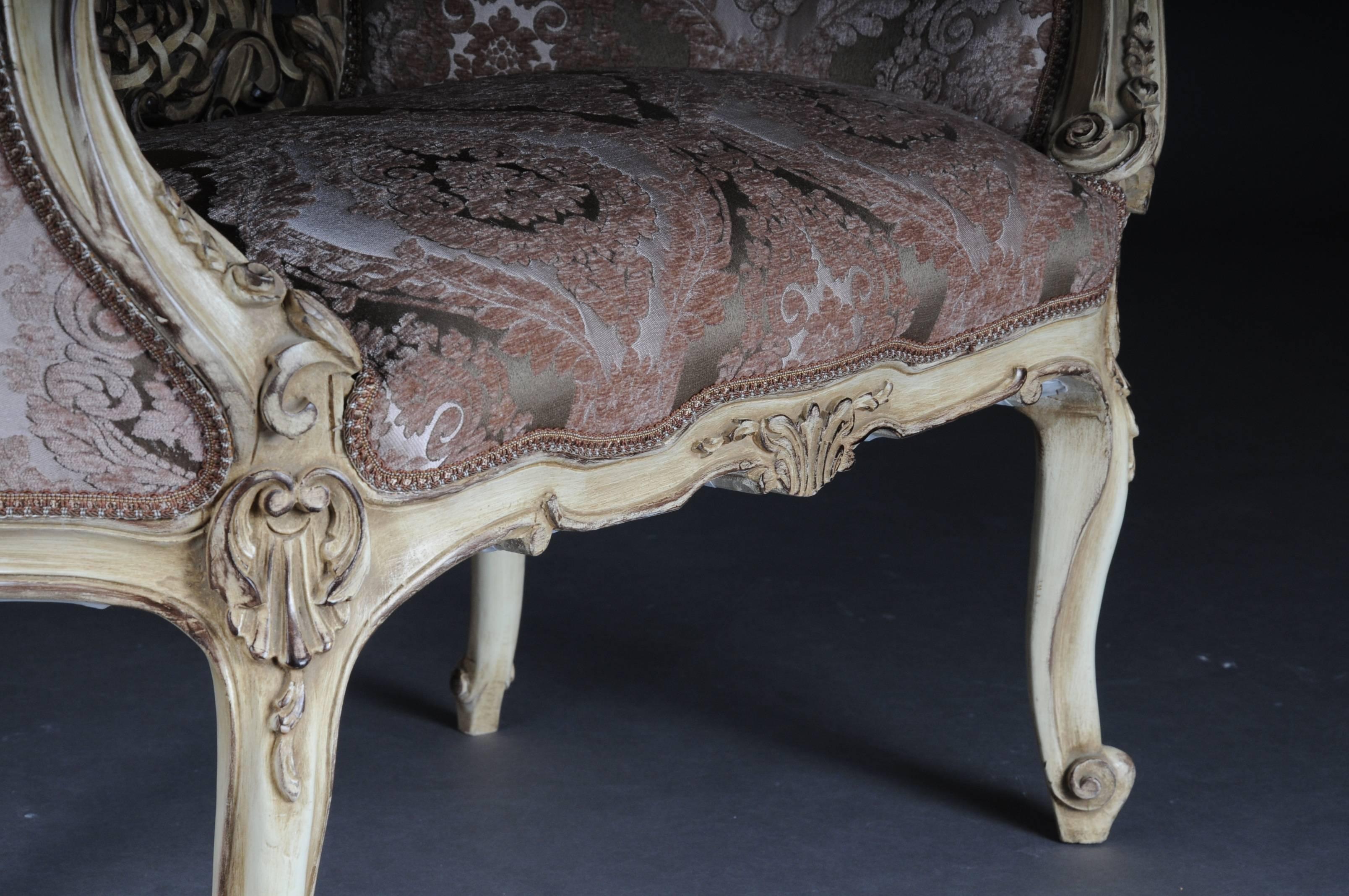 20th Century Petite French Bench, Sofa in Louis XV For Sale