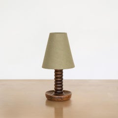 Petite French Bobbin Wood Lamp