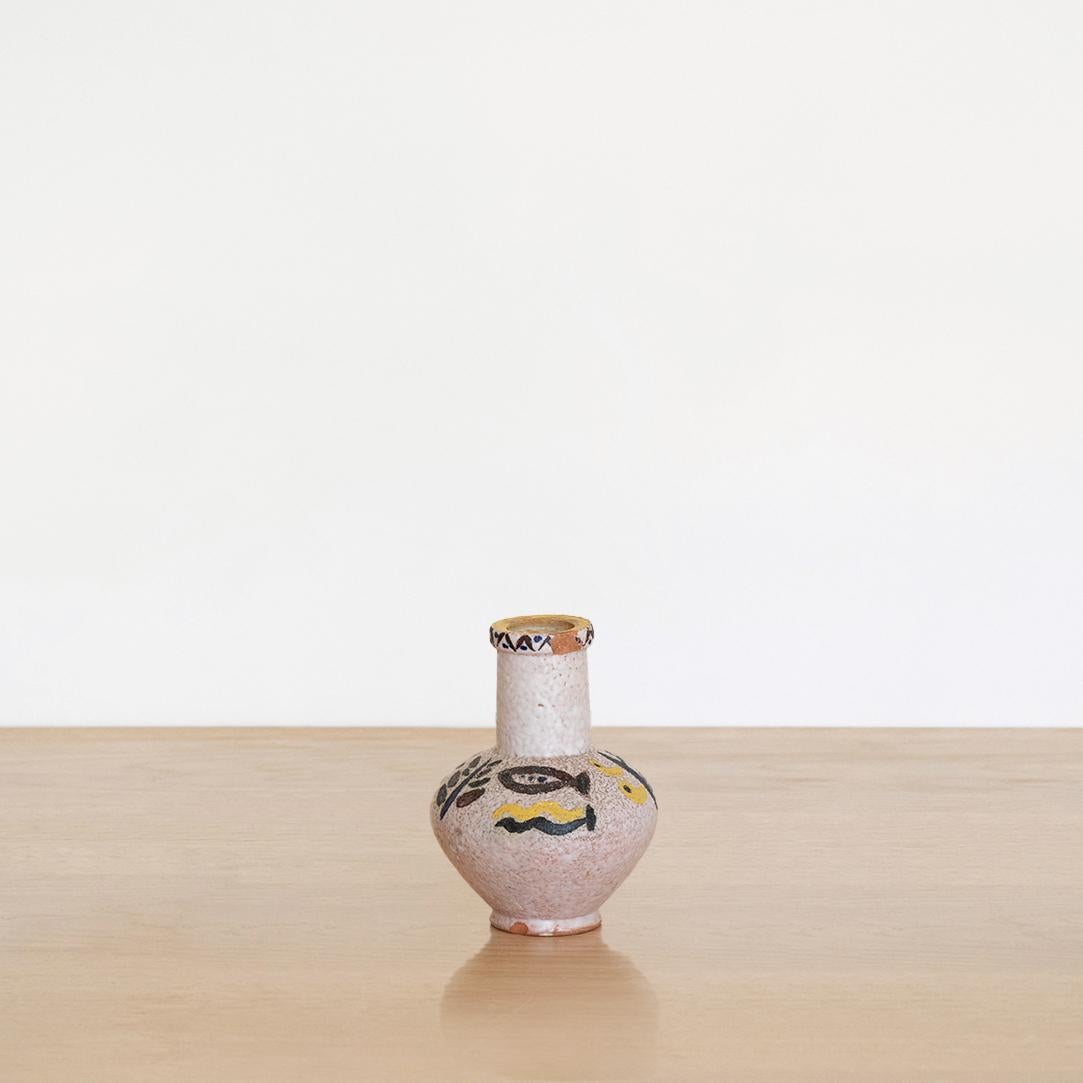 20th Century Petite French Ceramic Bud Vase