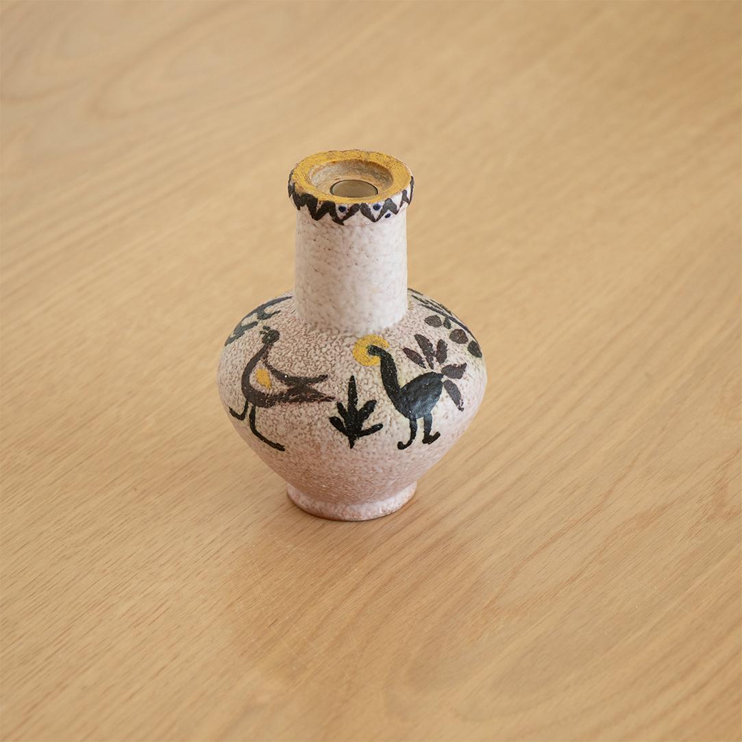 Petite French Ceramic Bud Vase 1