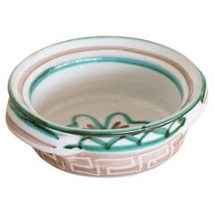 Petite French Ceramic Flower Bowl by Robert Picault