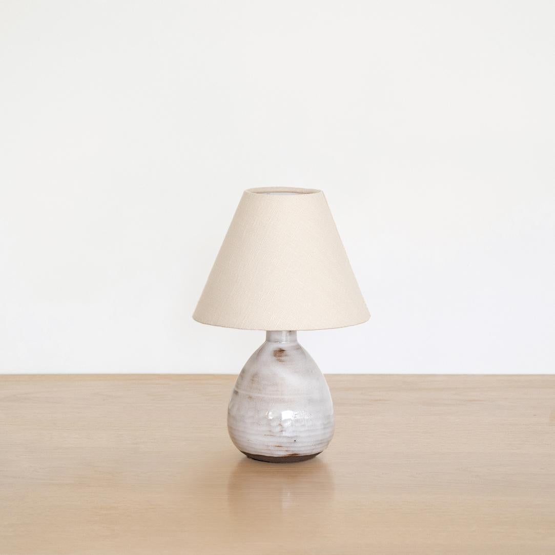 Petite French Ceramic Lamp In Good Condition In Los Angeles, CA