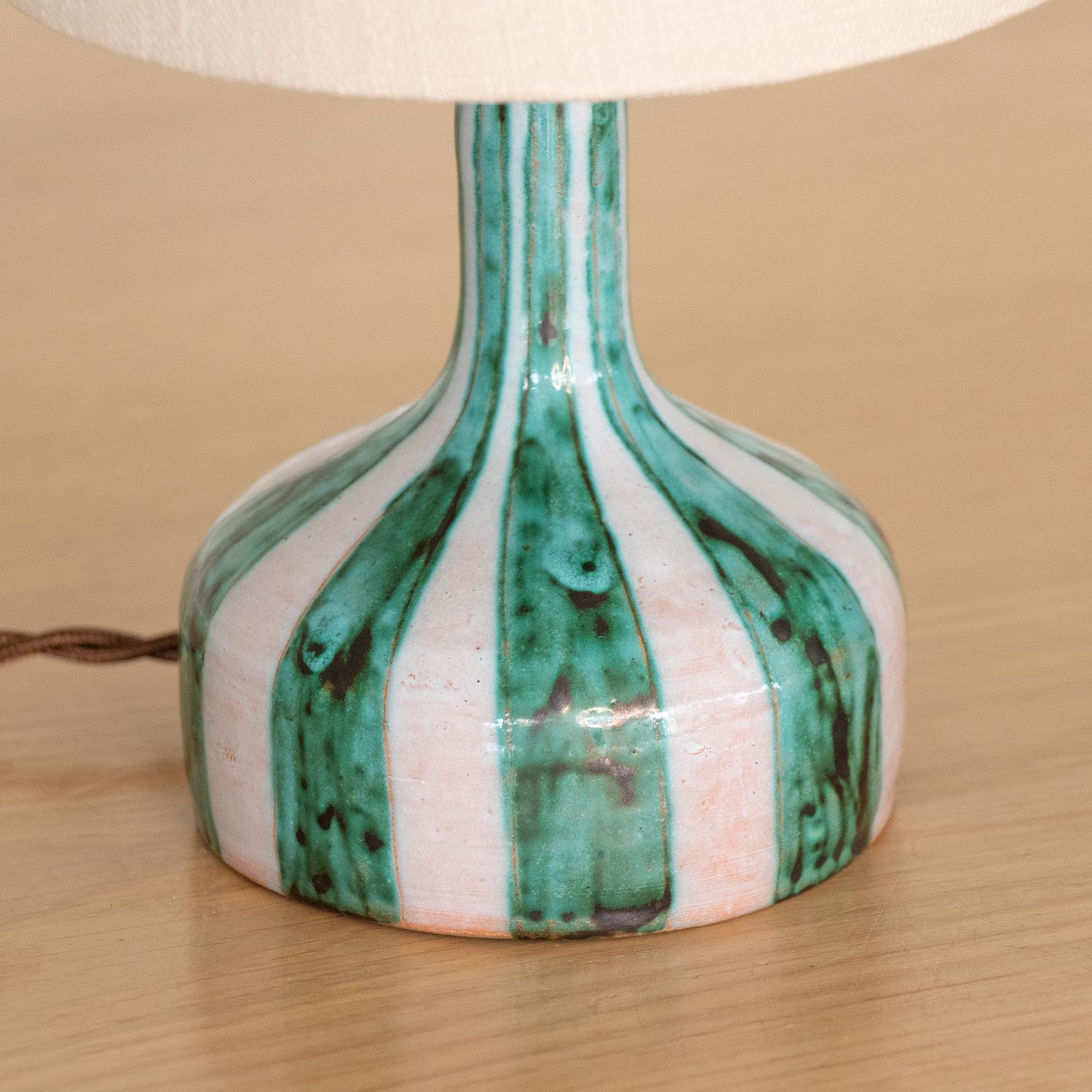 Petite French Ceramic Lamp 1