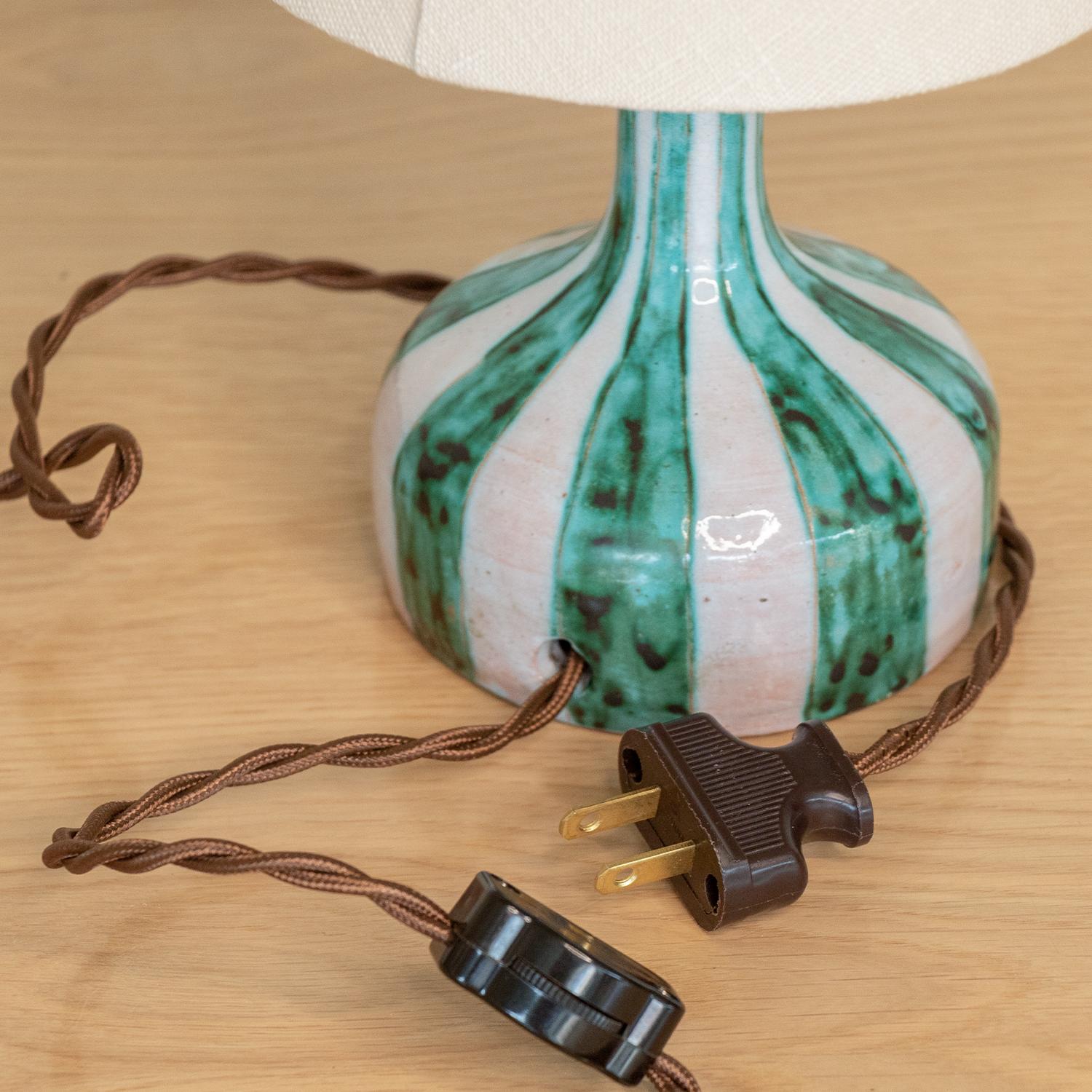 Petite French Ceramic Lamp 3