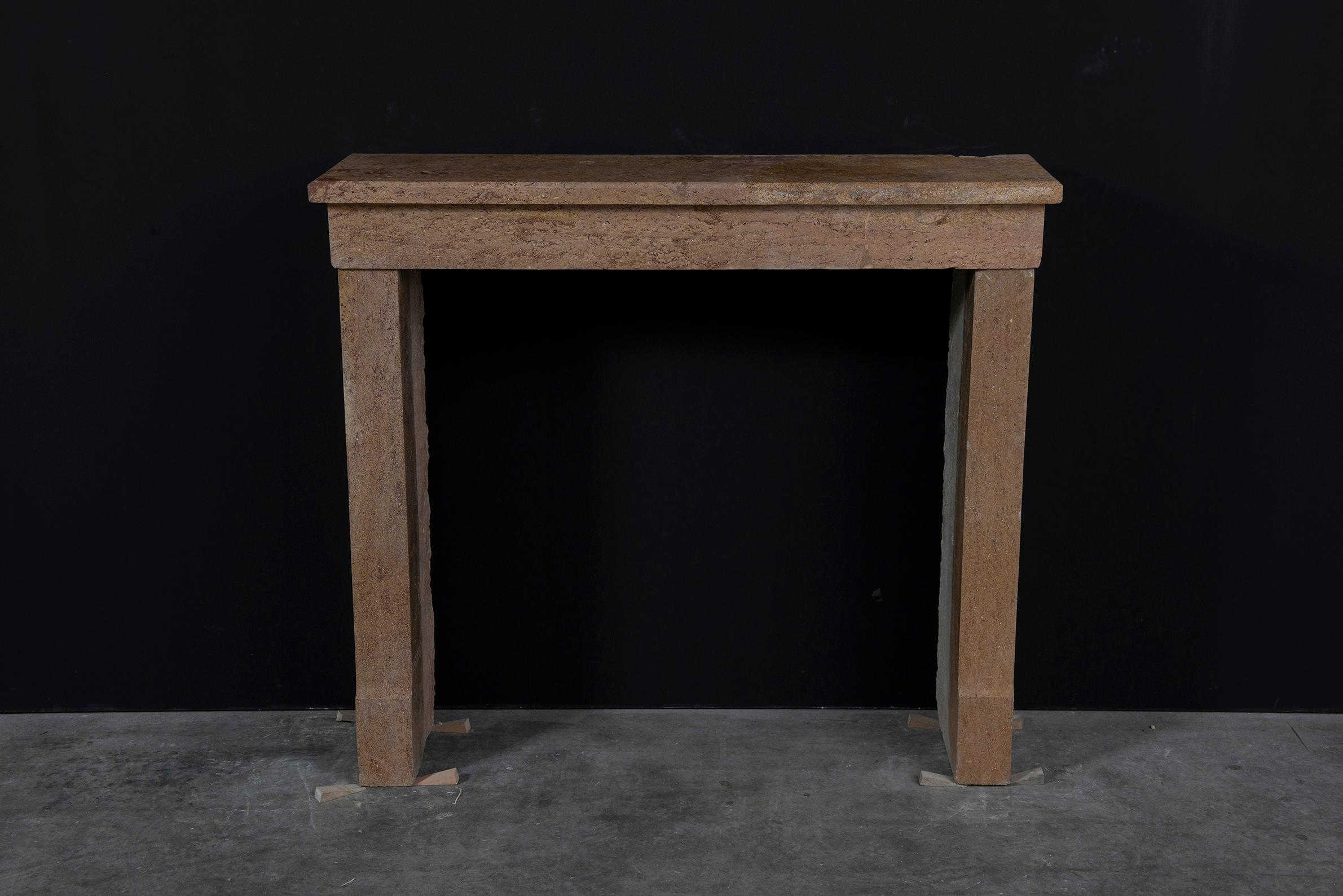 Petite French Fireplace Mantel For Sale 8