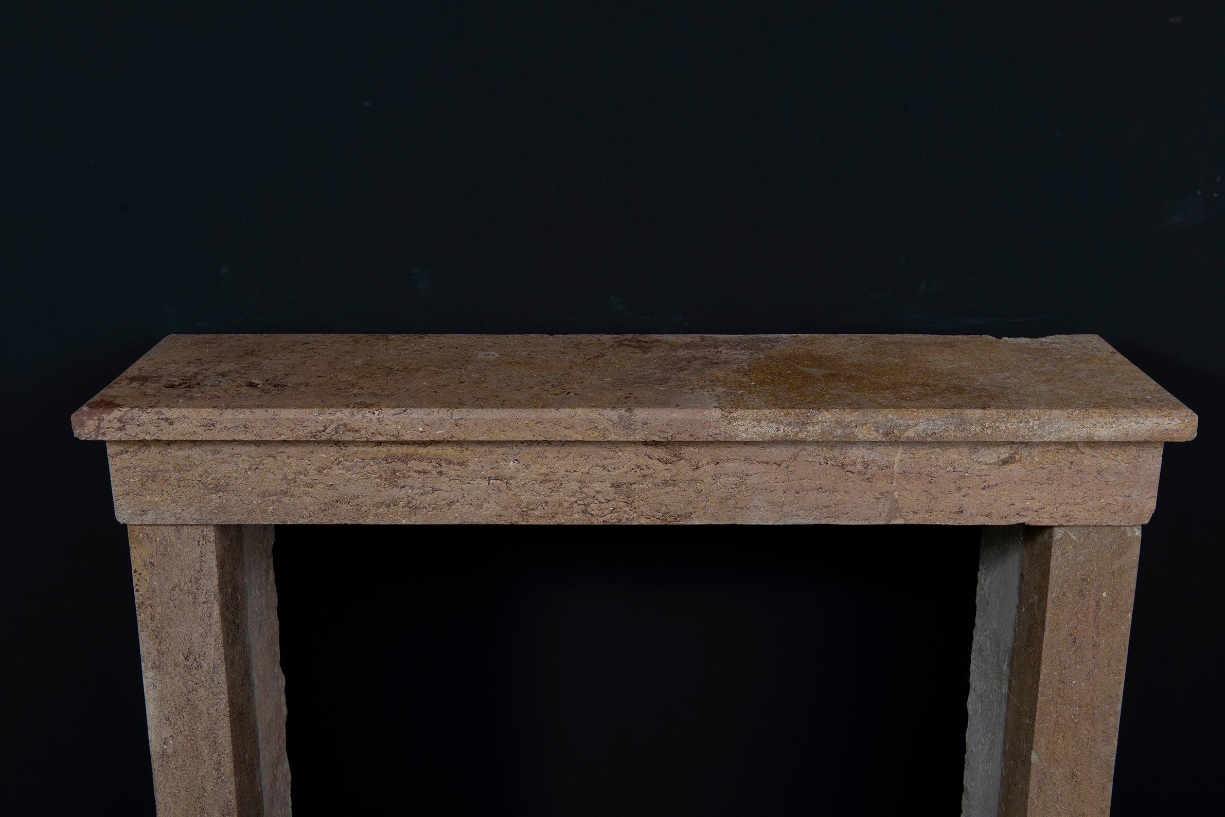 19th Century Petite French Fireplace Mantel For Sale