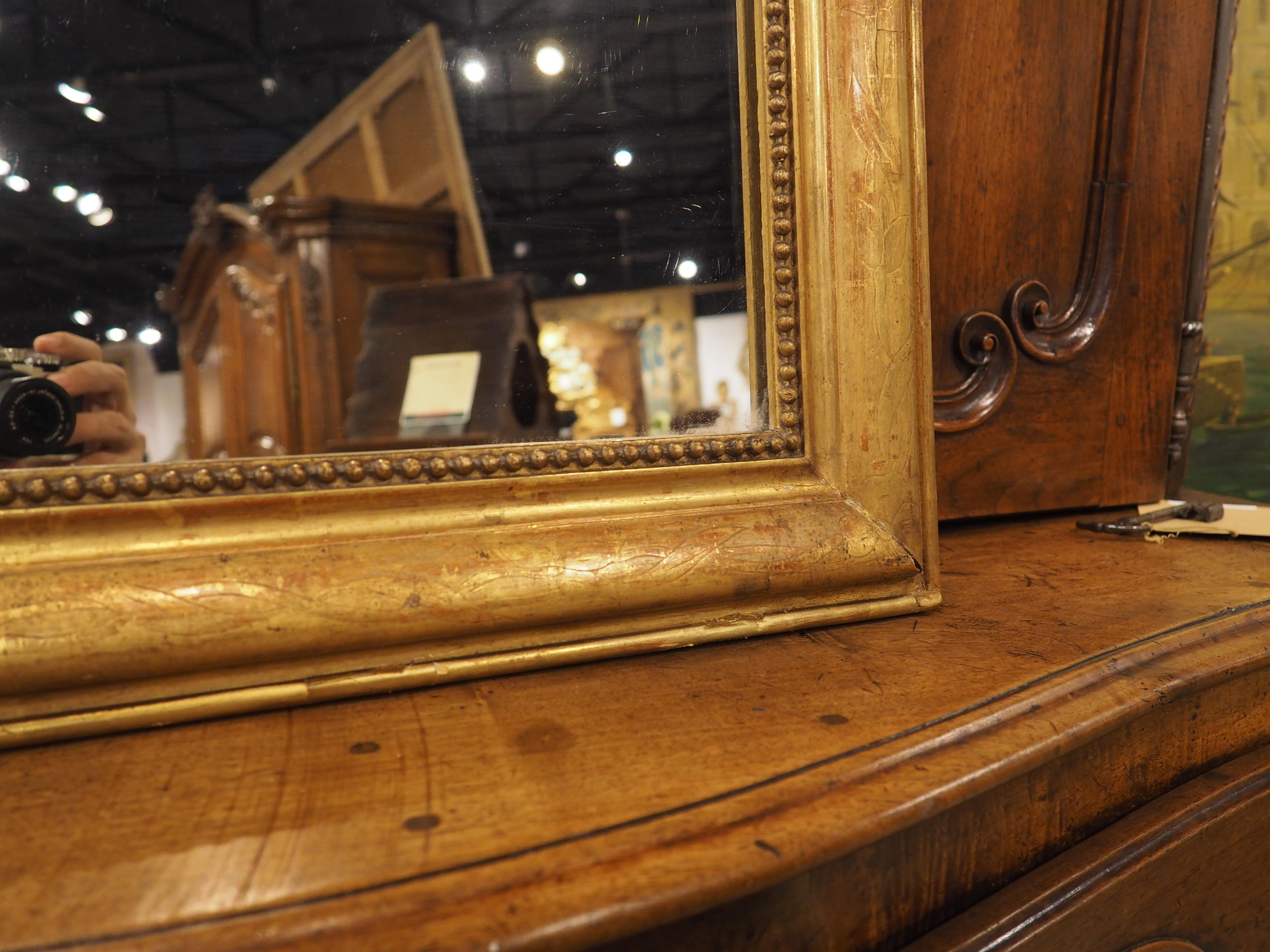 Specchio francese in legno dorato in stile Louis Philippe, CIRCA 1870 in vendita 4