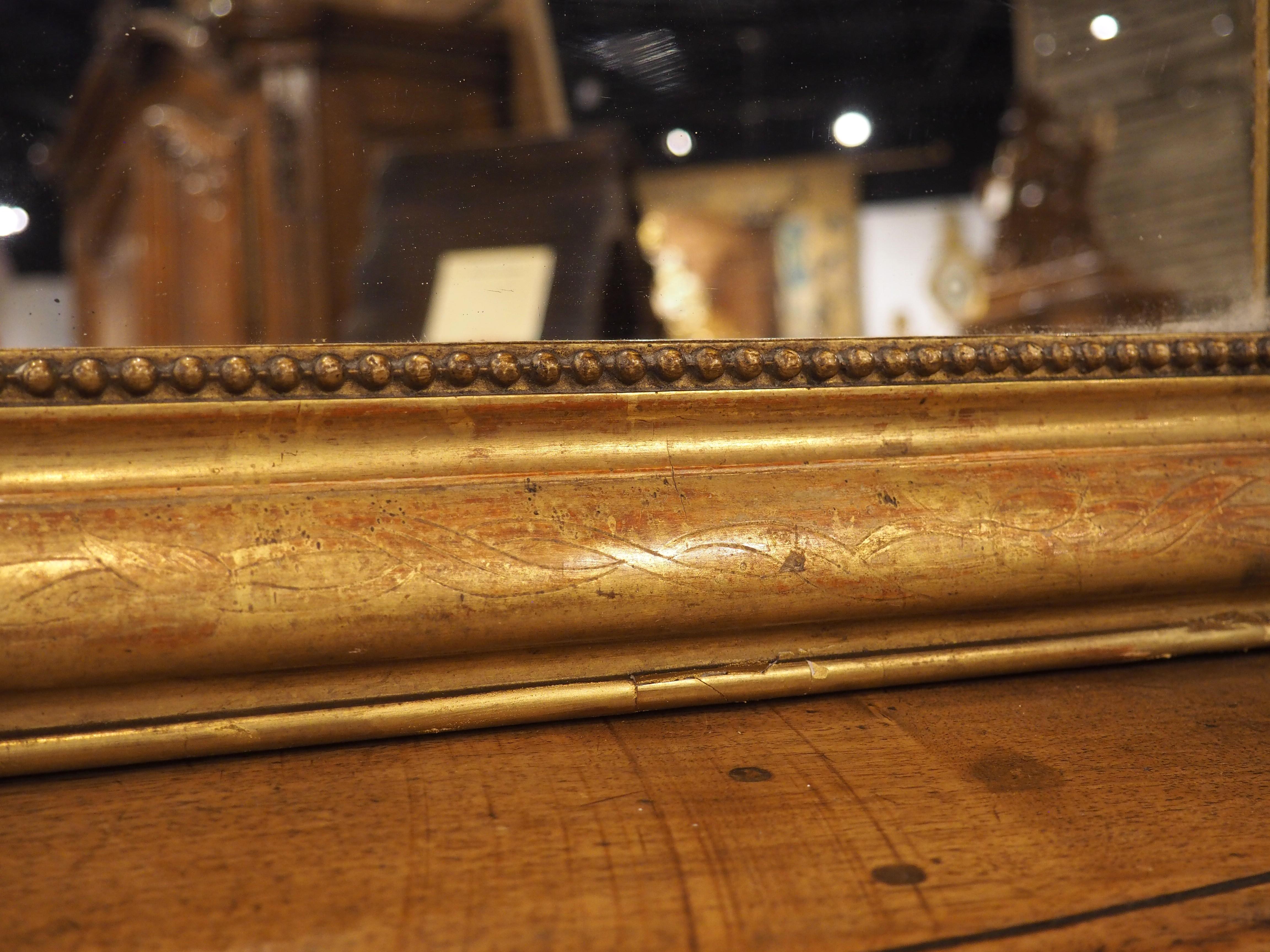 Specchio francese in legno dorato in stile Louis Philippe, CIRCA 1870 in vendita 5