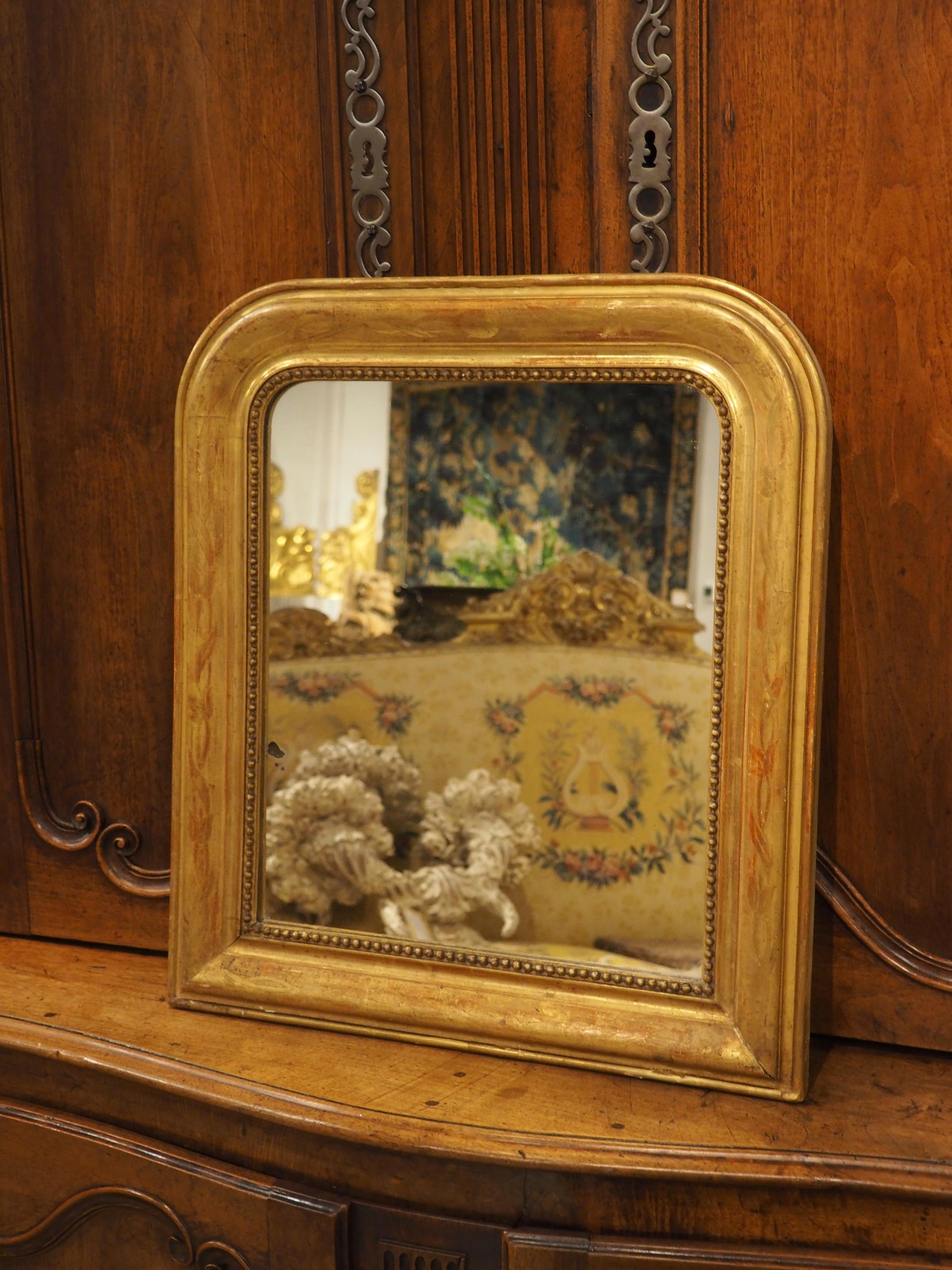 Specchio francese in legno dorato in stile Louis Philippe, CIRCA 1870 in vendita 7