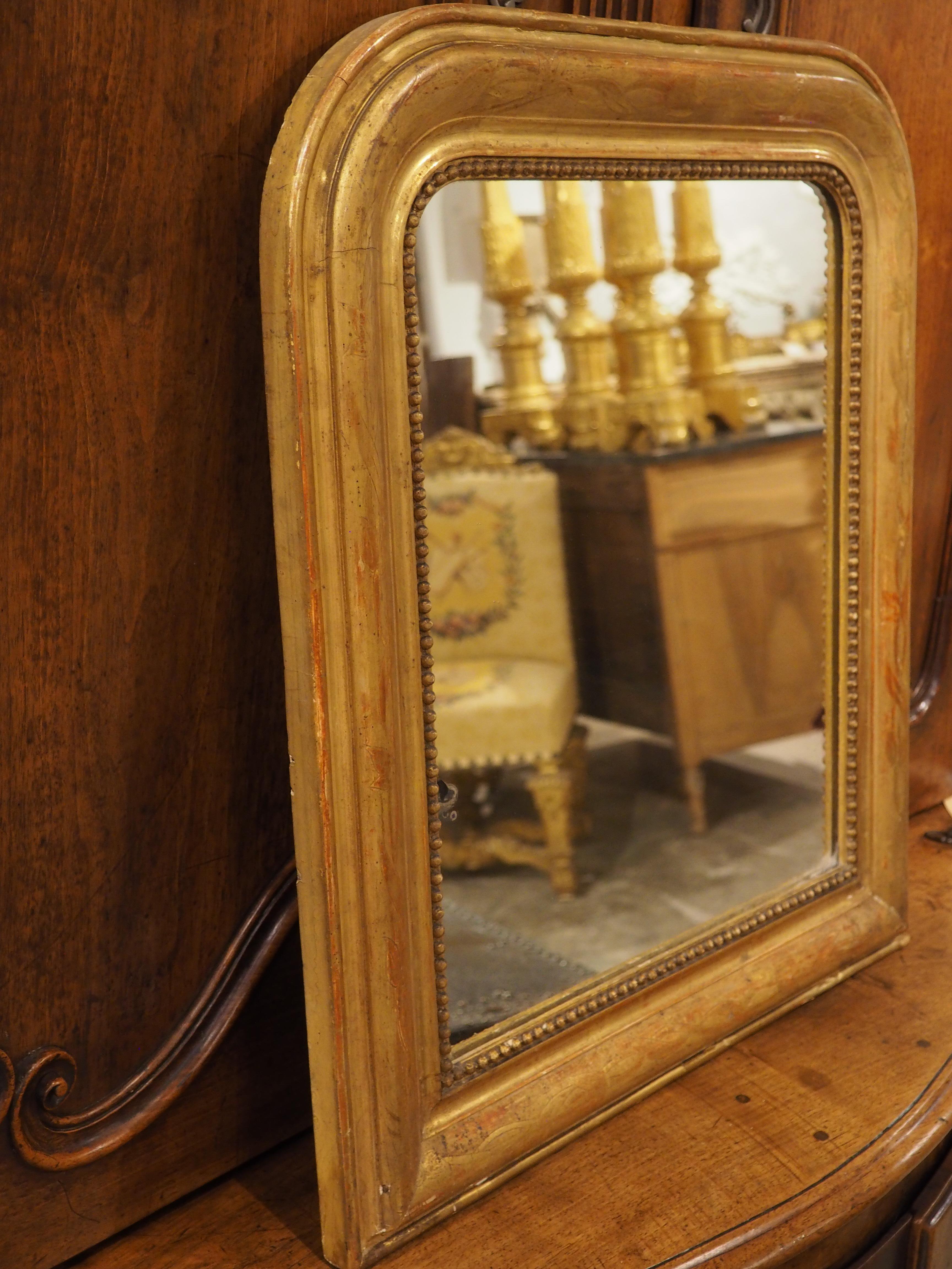 Specchio francese in legno dorato in stile Louis Philippe, CIRCA 1870 in vendita 9