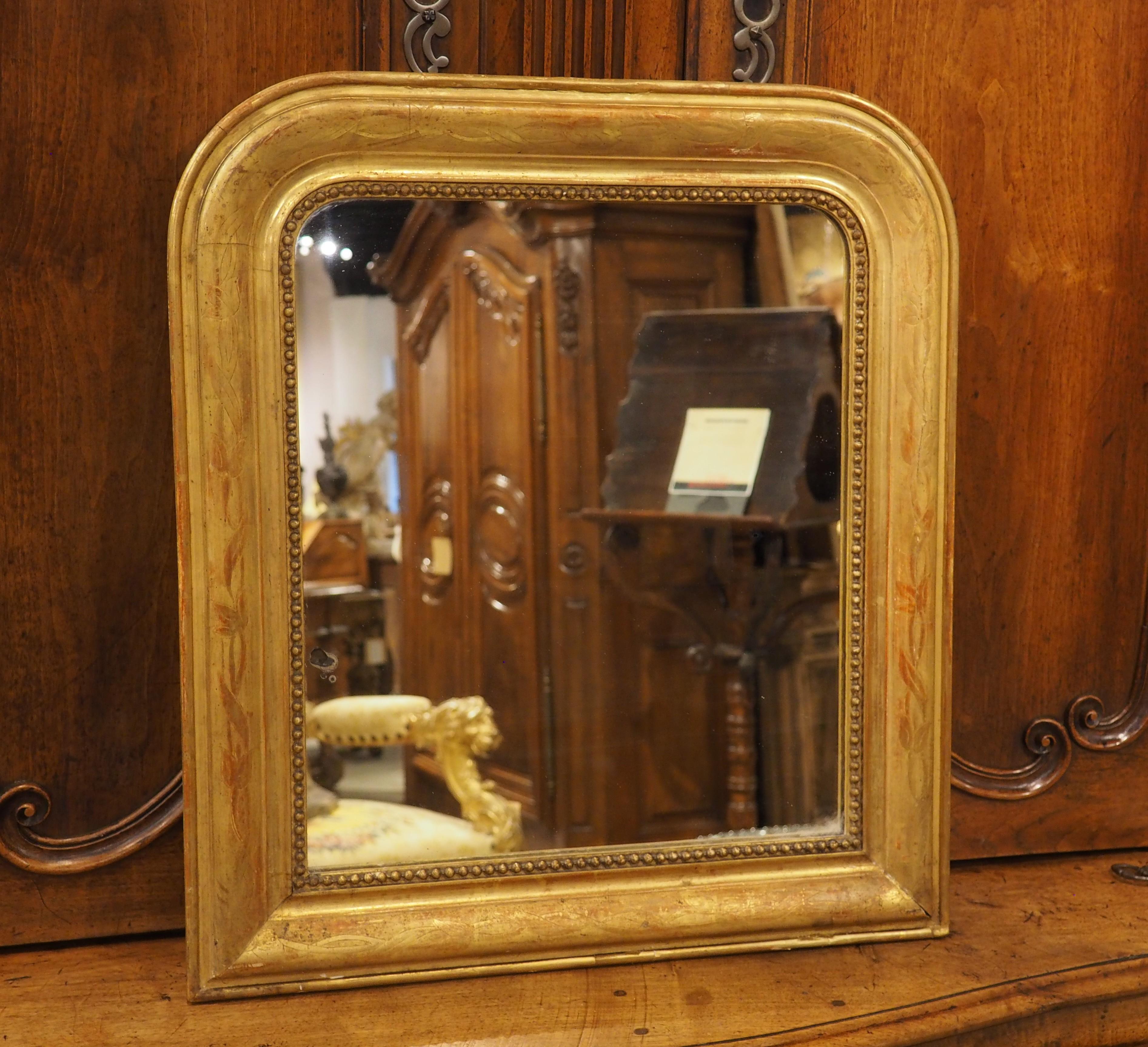 Specchio francese in legno dorato in stile Louis Philippe, CIRCA 1870 in vendita 10