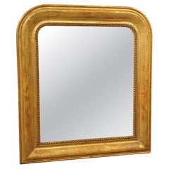 Petite French Giltwood Louis Philippe Style Mirror, Circa 1870