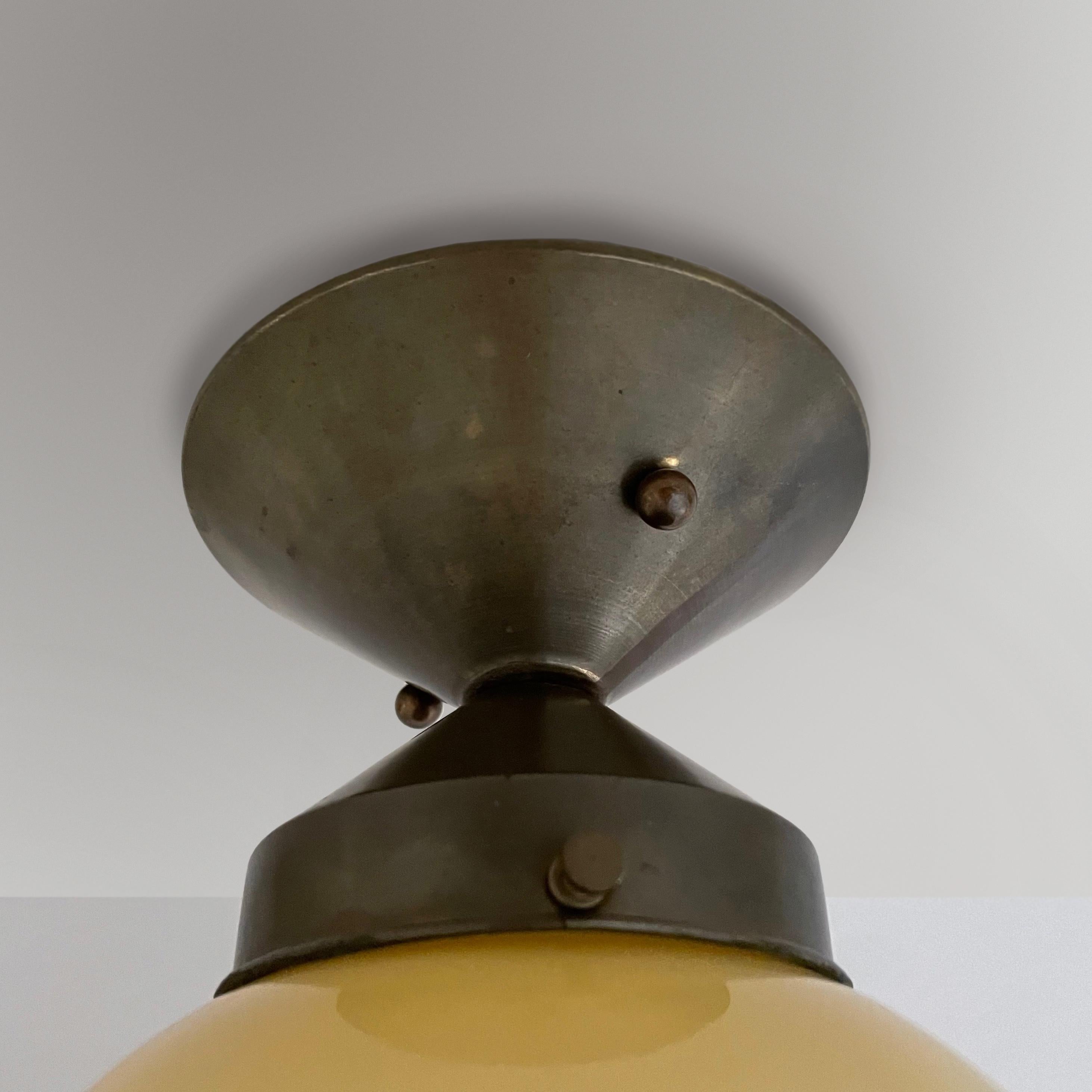 Mid-20th Century Petite French Globe Light