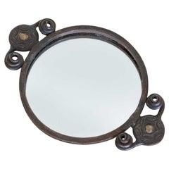 Petite French Iron Mirror Tray