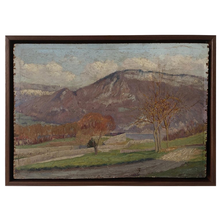 French landscape painting, early 20th century, offered by Nickey Kehoe