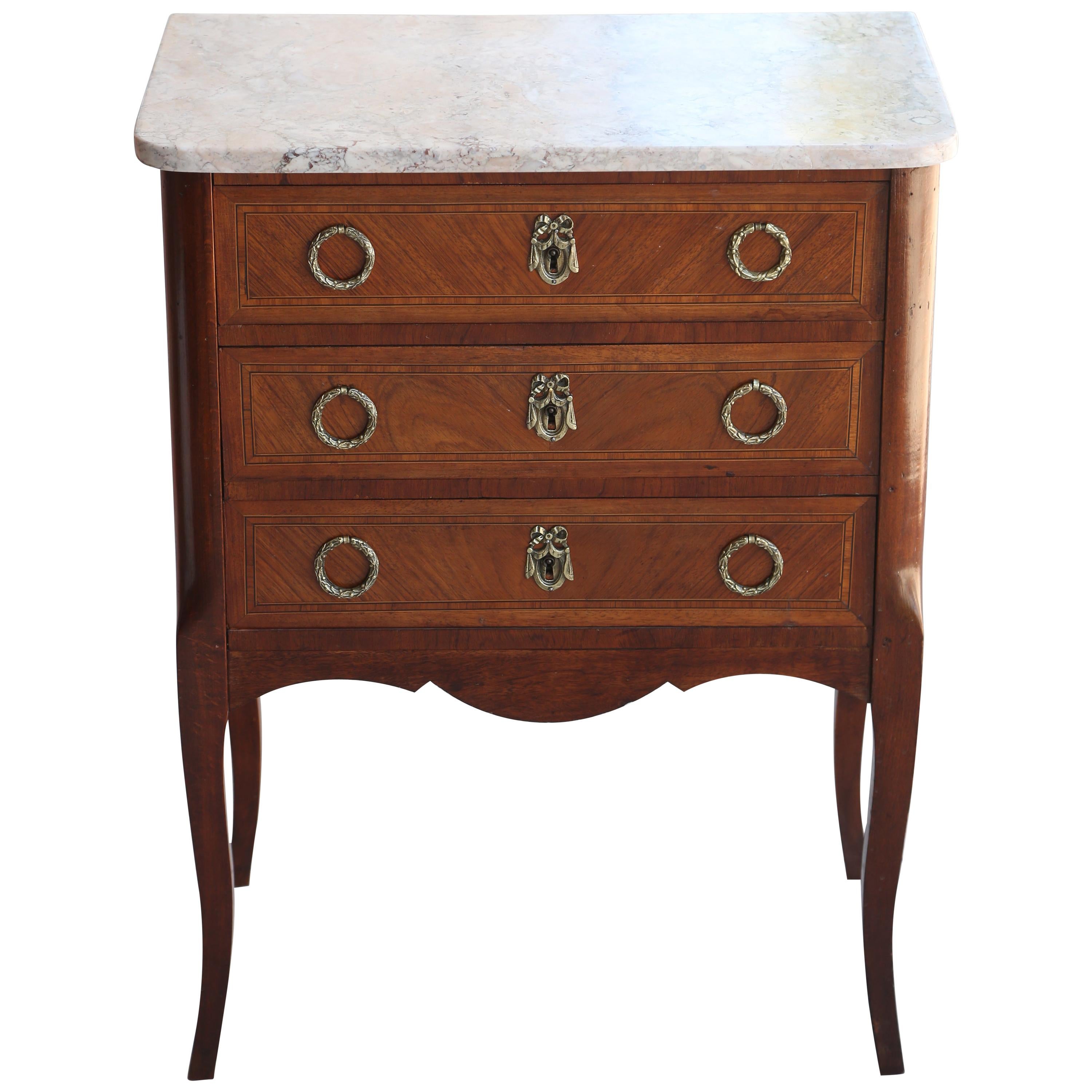 Petite French Louis XV Style Commode