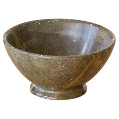 Vintage Petite French Marble Stone Bowl