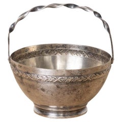 Französische Metallschale aus Metall