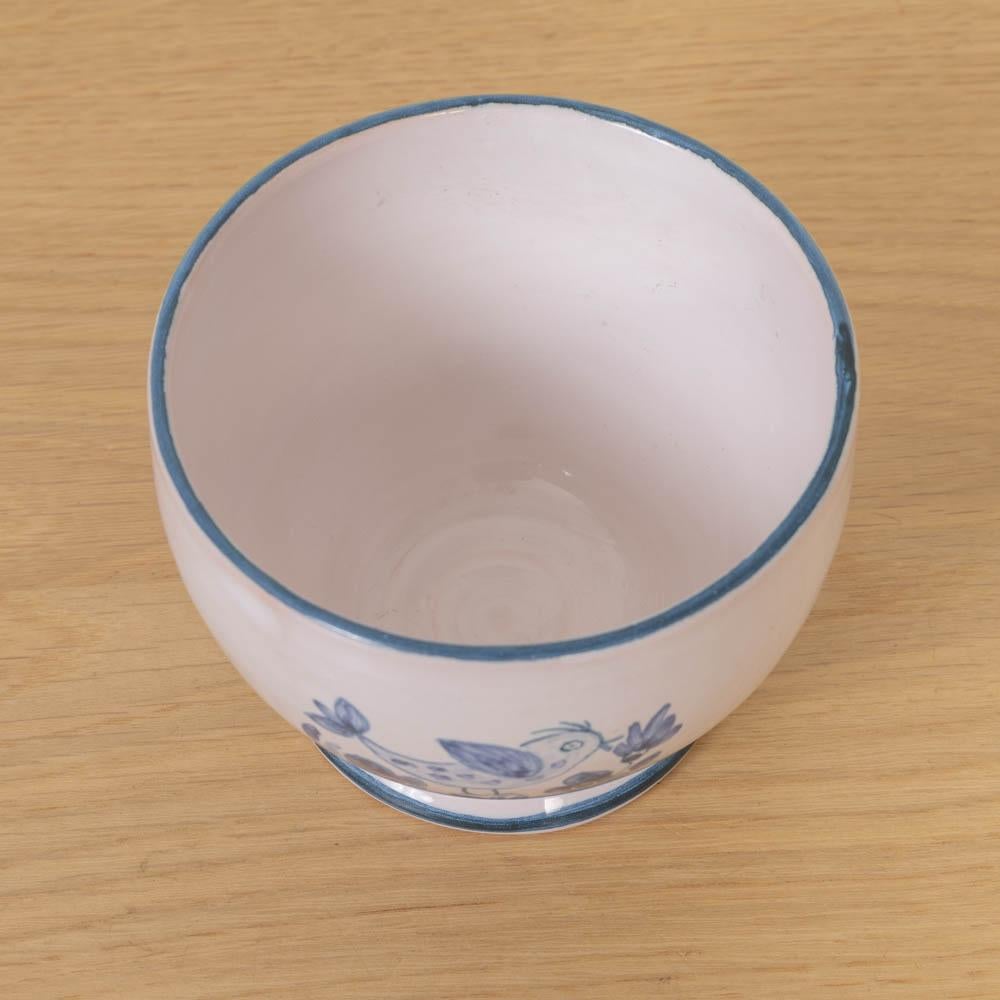Petite French Gemalte Schale im Angebot 1