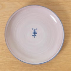 Kleiner französischer bemalter Teller