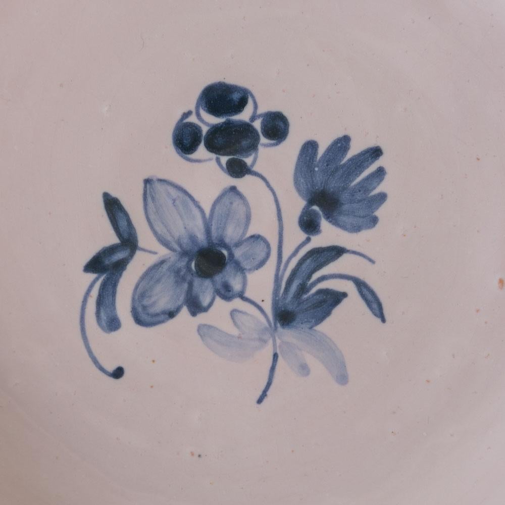 Céramique Petite assiette peinte française en vente