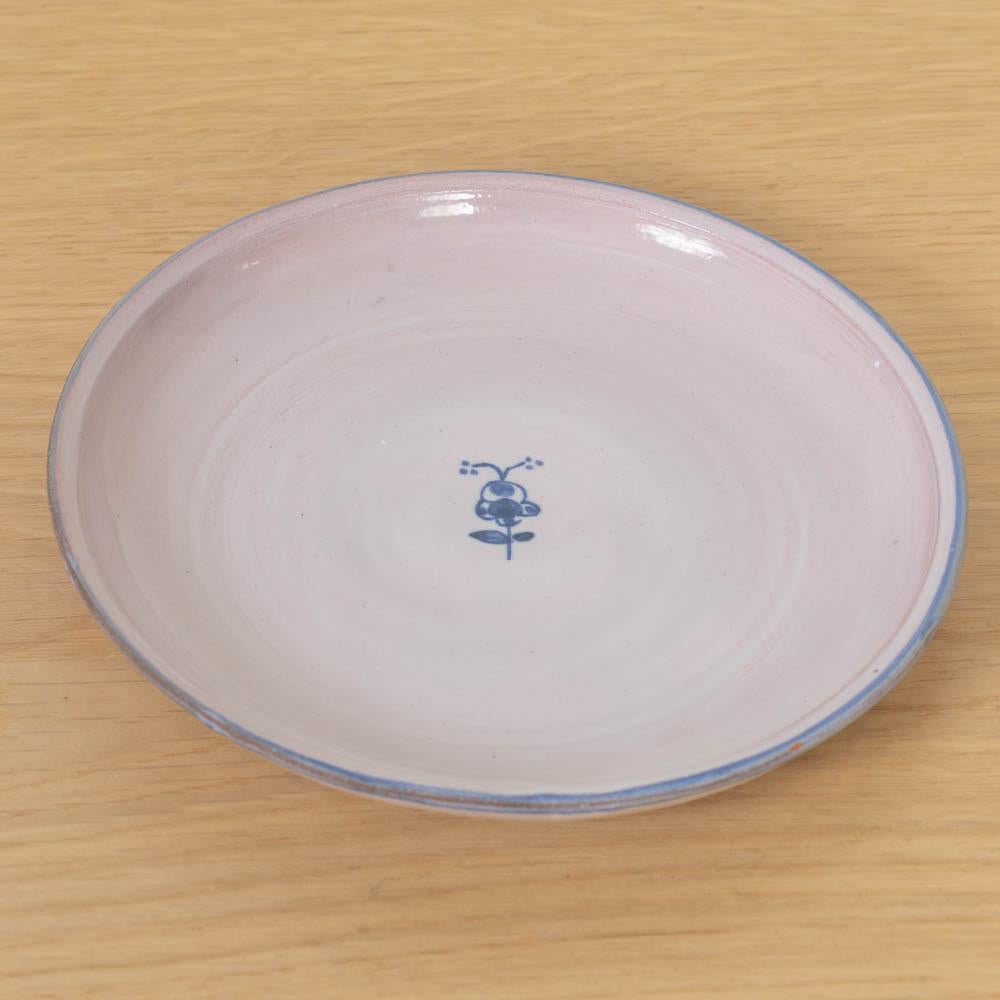 Pequeño plato pintado a la francesa Cerámico en venta