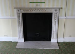 French Regency White Marble Mantel Waldorf Astoria Hotel in NYC