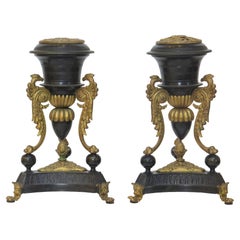 Petits parfums à broche/cassolettes de restauration français