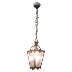 Petite French Rococo Style Lantern Hall Light A superb quality brass lantern