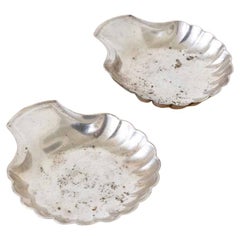 Pequeña concha de plata francesa Vide Poche