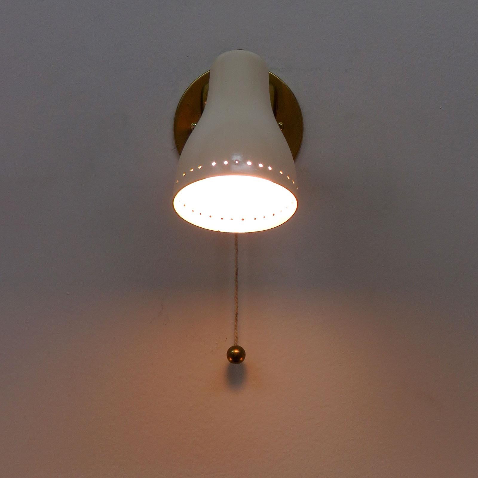 Petite French Wall Lights, 1950s 1