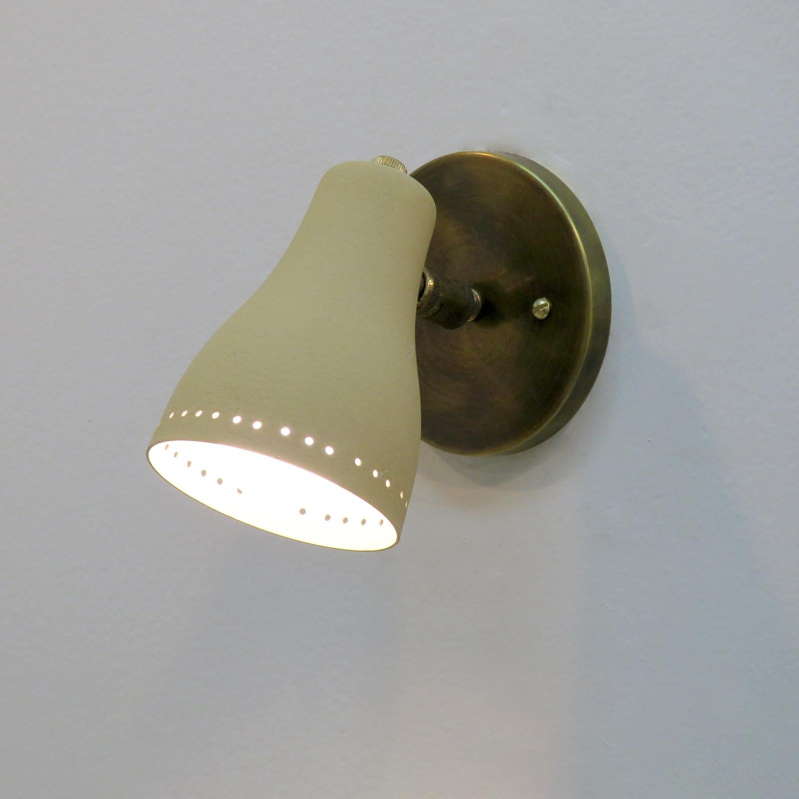 Petite French Wall Lights, 1950s 1