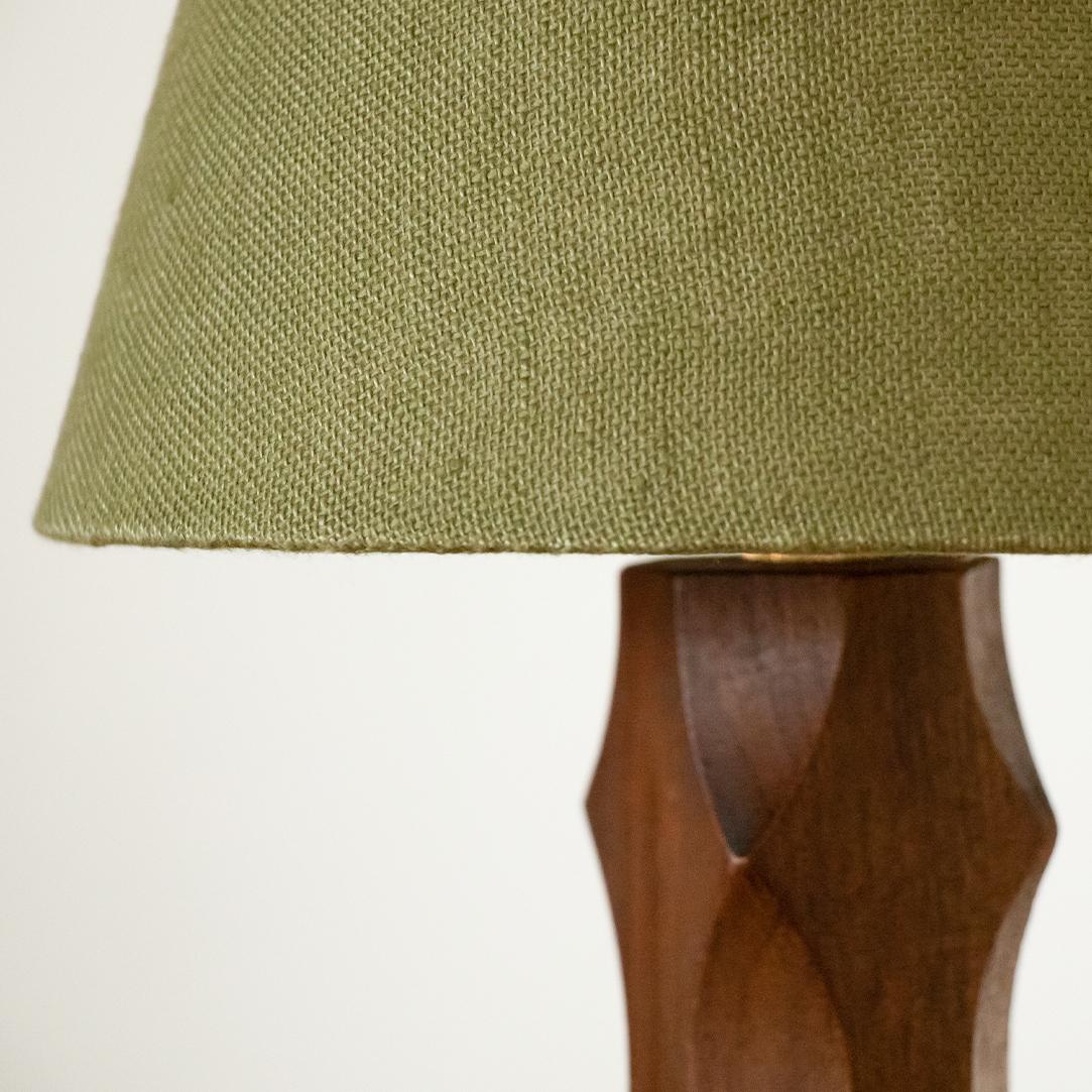 20th Century Petite French Wood Lamp