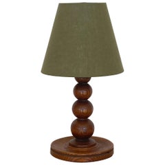 Petite French Wood Lamp