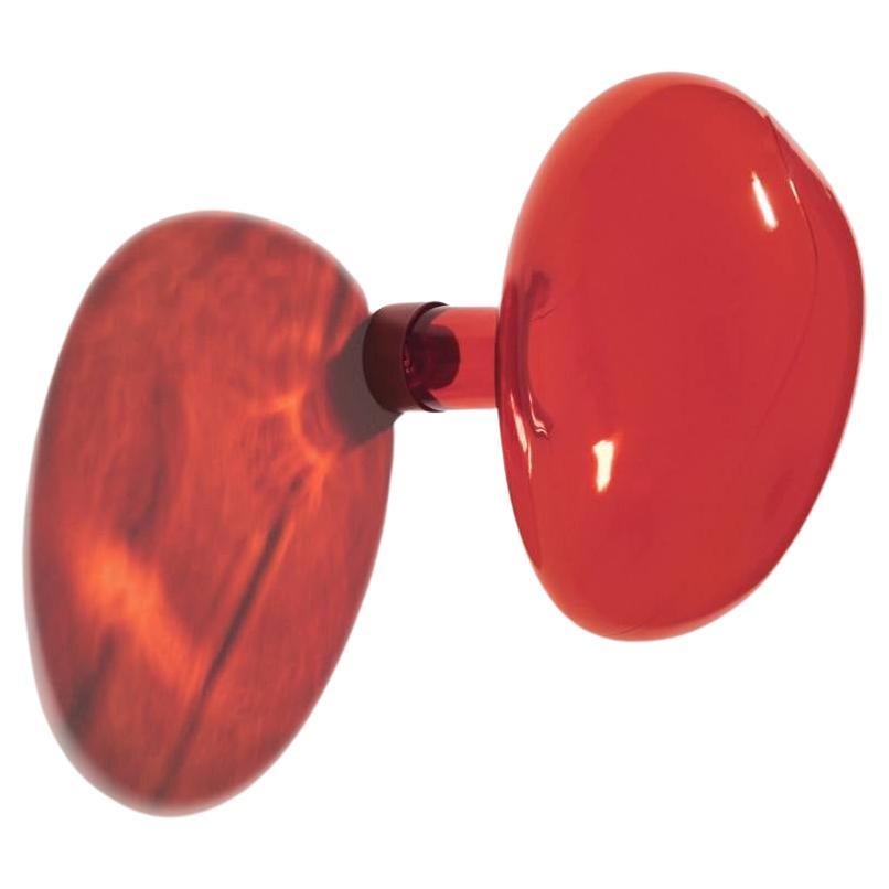 PETITE FRITURE Bubble, Large Coat Hook, Vermilion, Vaulot & Dyèvre For Sale