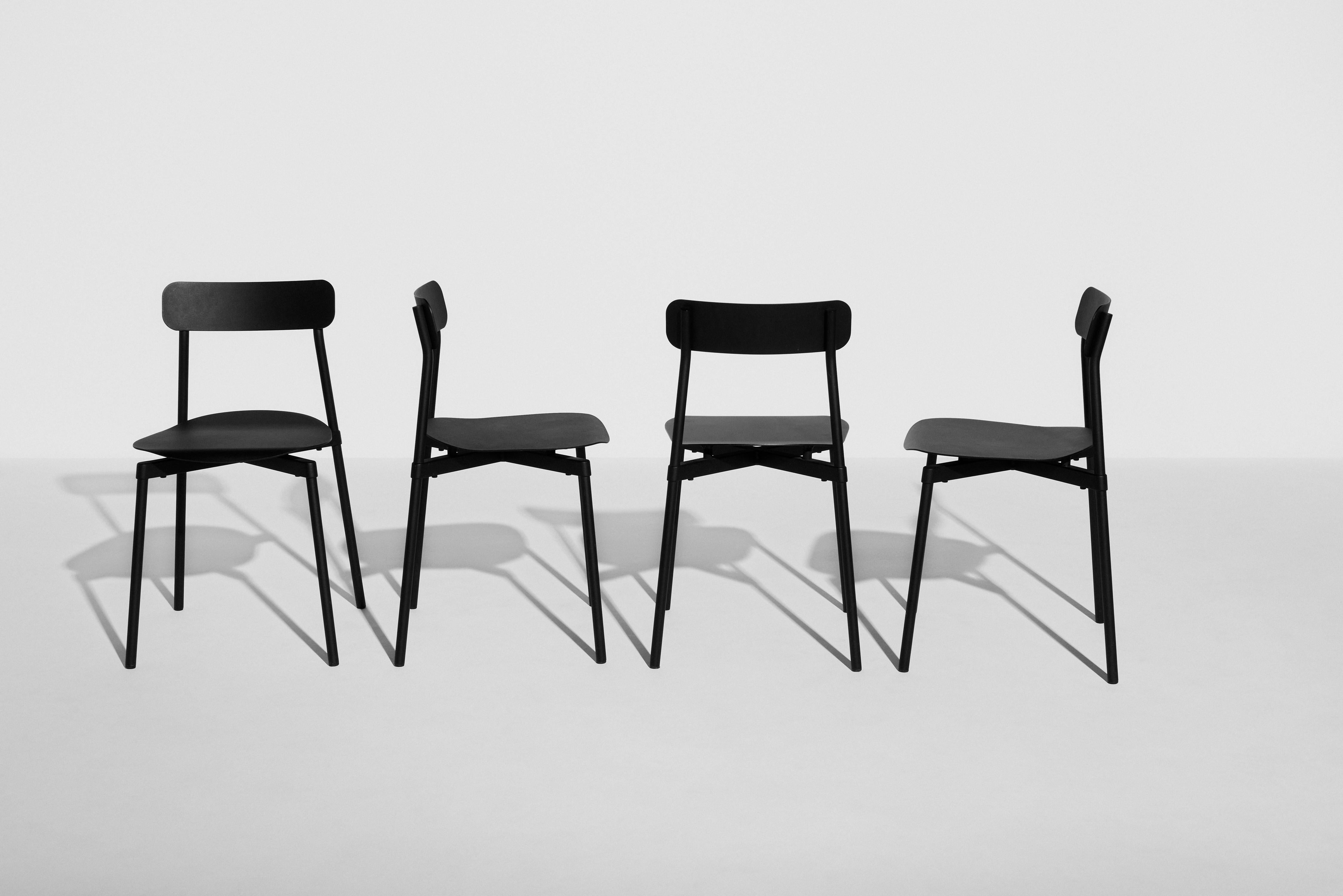 Petite Friture Fromme Chair in Black Aluminium by Tom Chung, 2019 For Sale 7