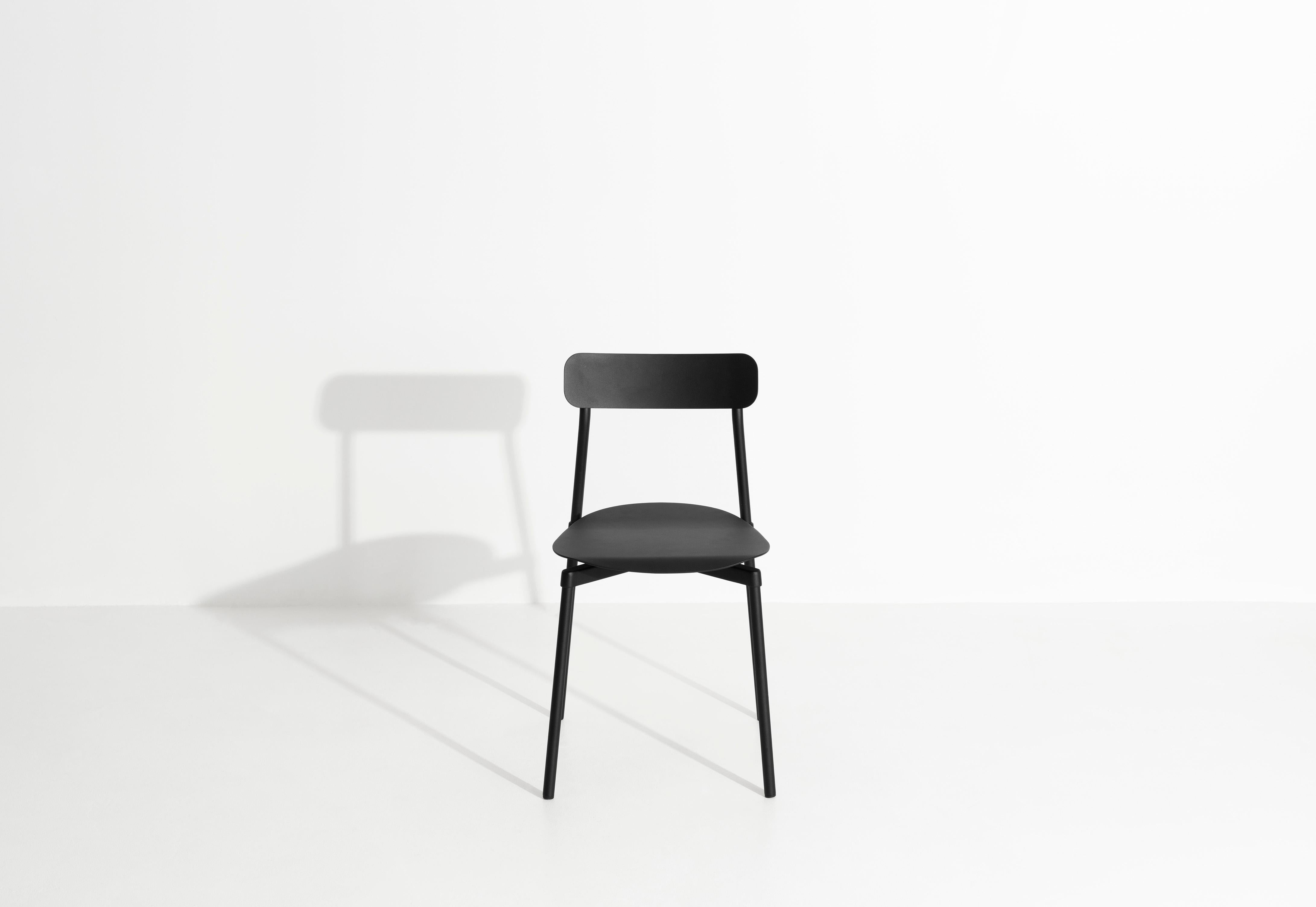 Chinese Petite Friture Fromme Chair in Black Aluminium by Tom Chung, 2019 For Sale