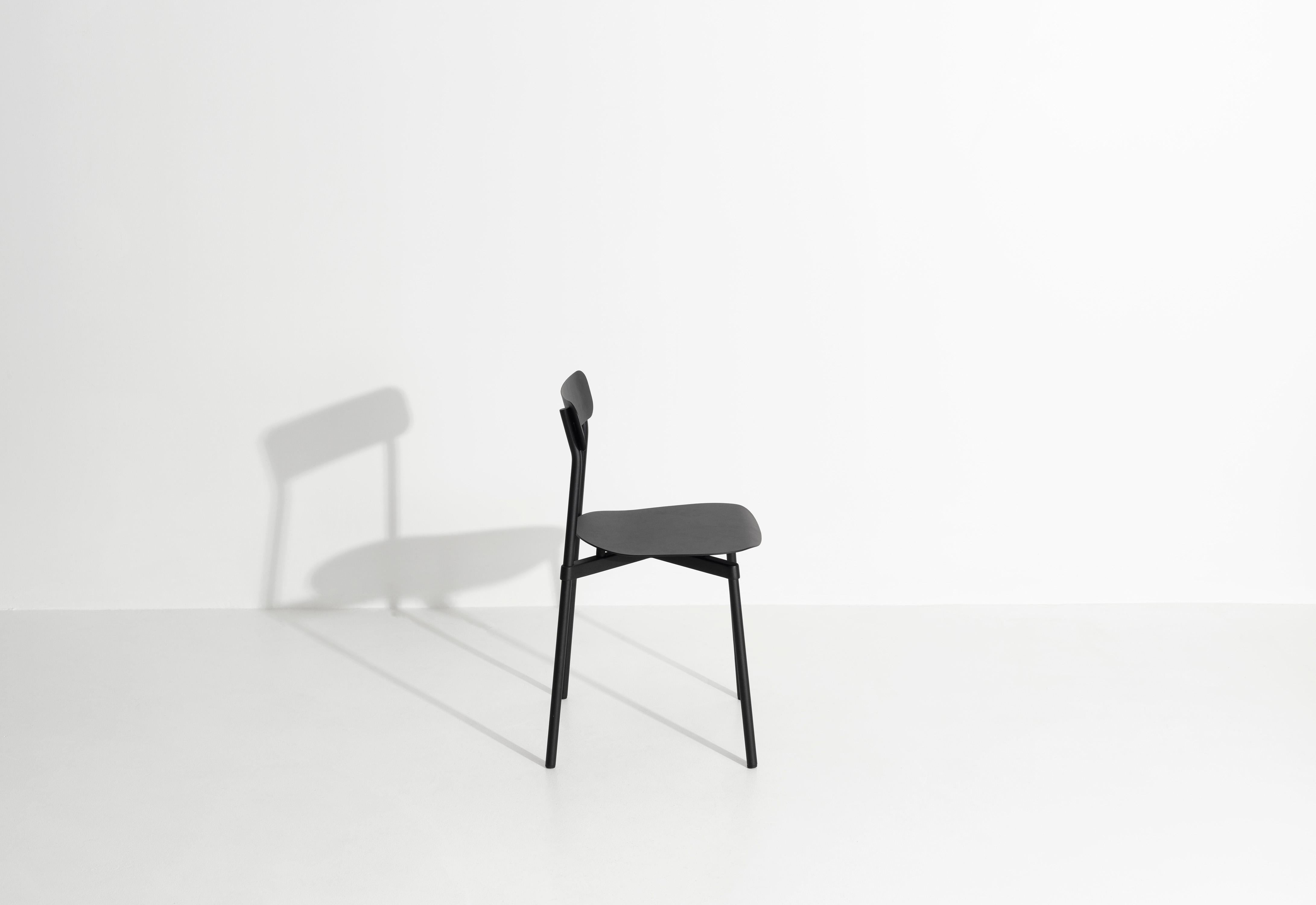 Contemporary Petite Friture Fromme Chair in Black Aluminium by Tom Chung, 2019 For Sale