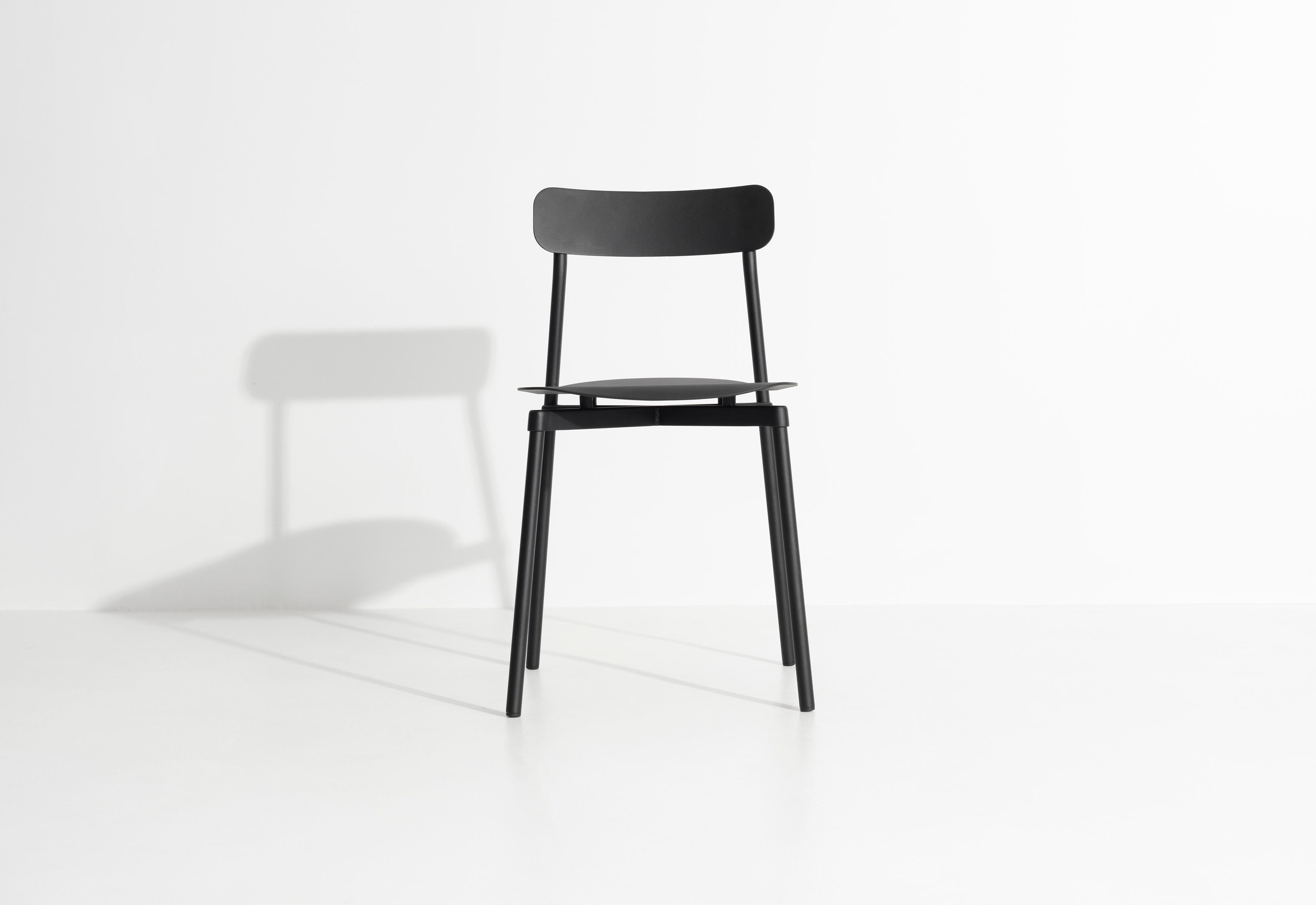 Petite Friture Fromme Chair in Black Aluminium by Tom Chung, 2019 For Sale 1