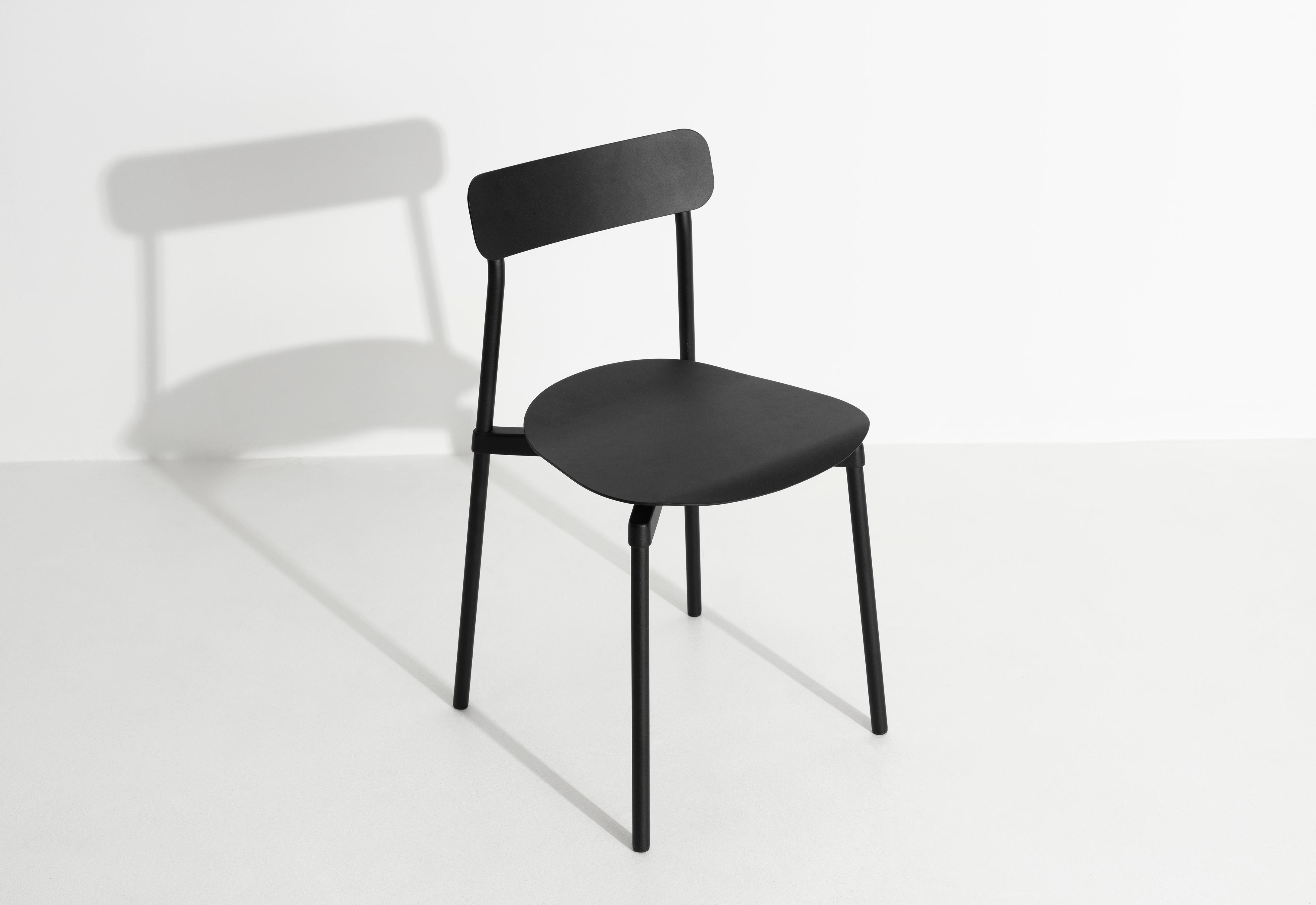 Petite Friture Fromme Chair in Black Aluminium by Tom Chung, 2019 For Sale 3